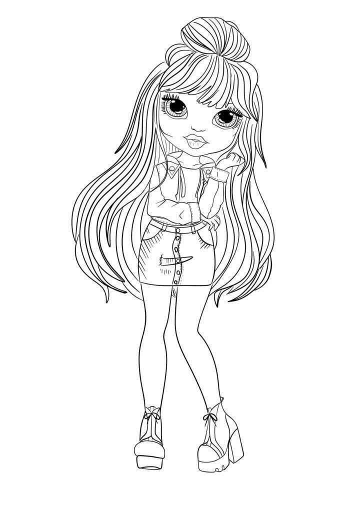 Rainbow High Ausmalbilder 577
