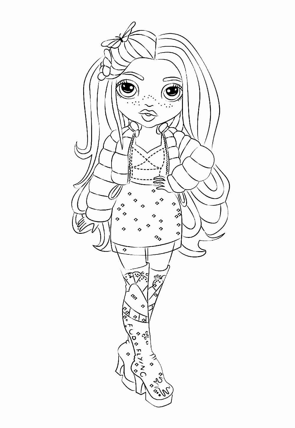 Rainbow High Ausmalbilder 660