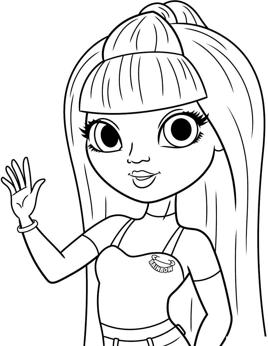 Rainbow High Ausmalbilder 719