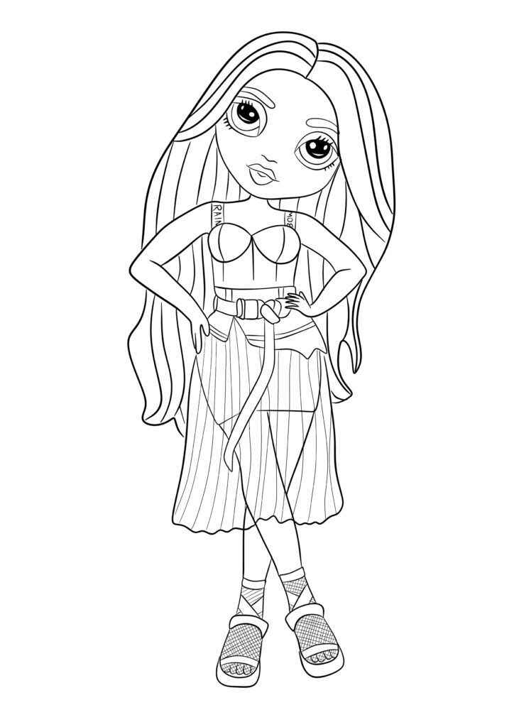 Rainbow High Ausmalbilder 758