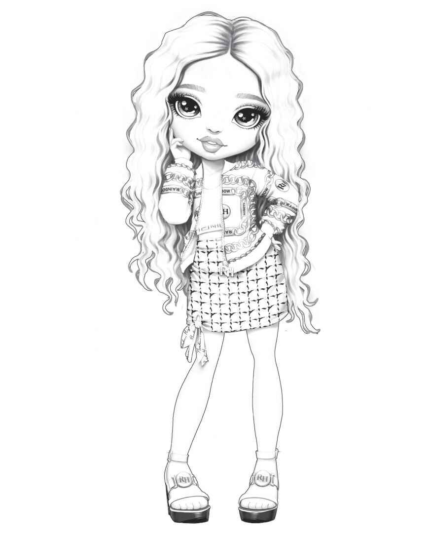 Rainbow High Ausmalbilder 776