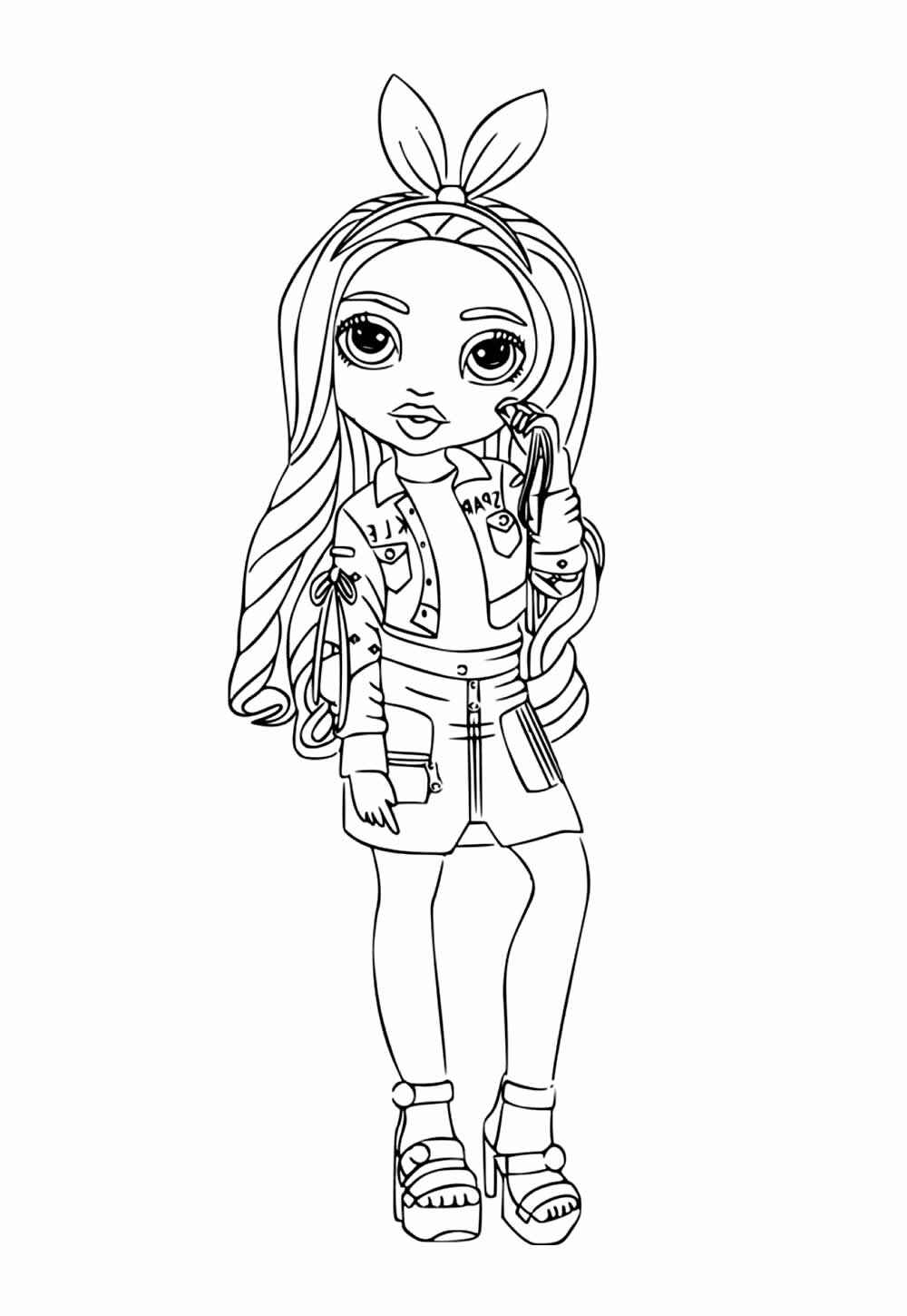 Rainbow High Ausmalbilder 813