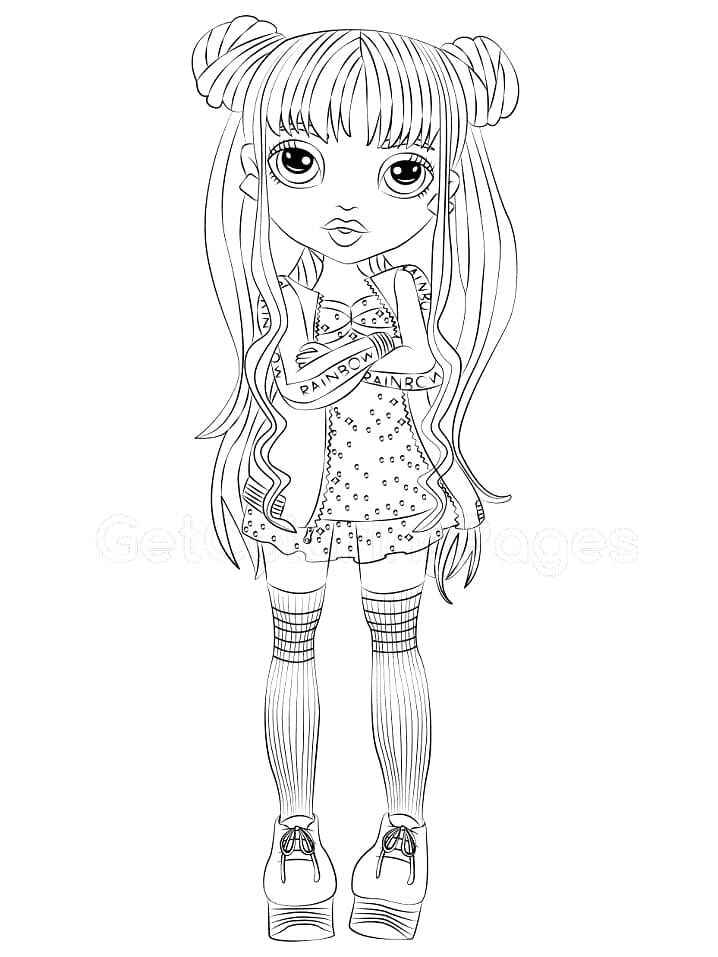 Rainbow High Ausmalbilder 949