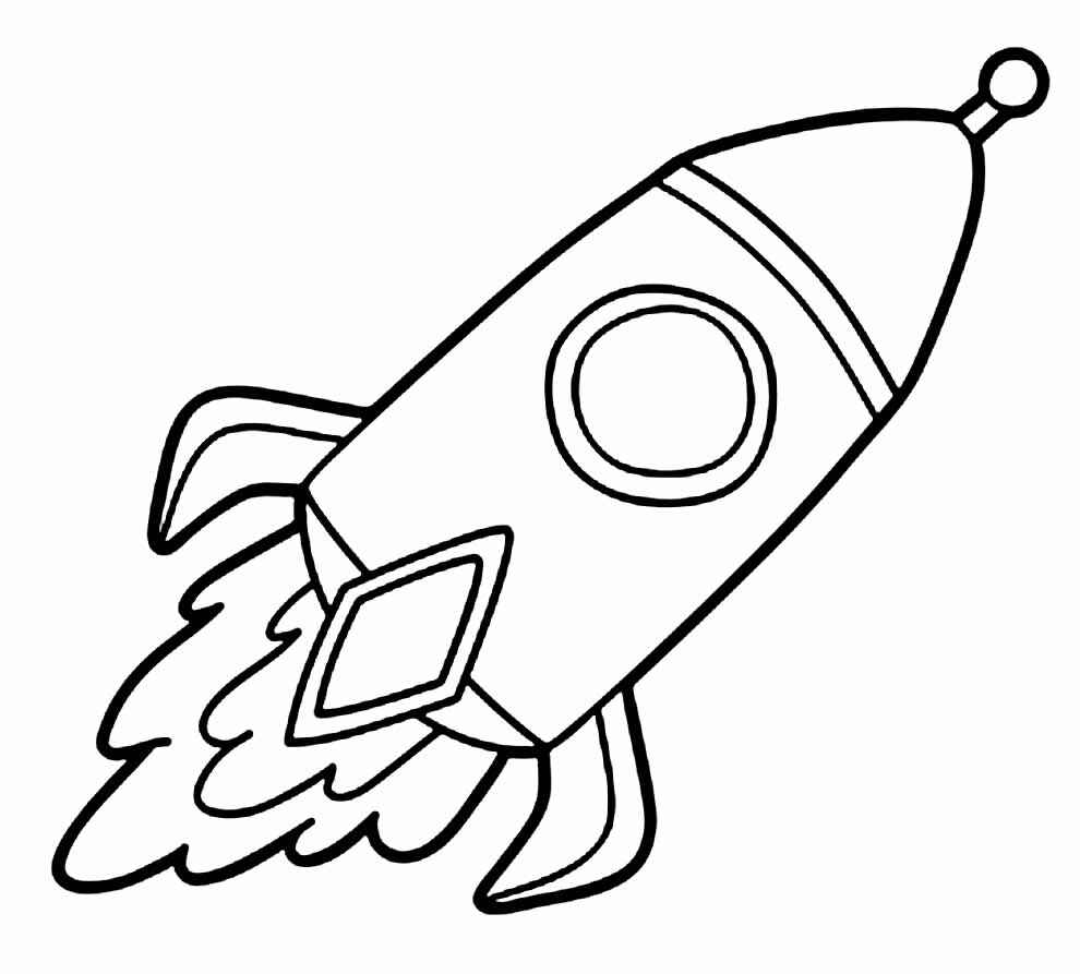 Rakete Ausmalbilder 138