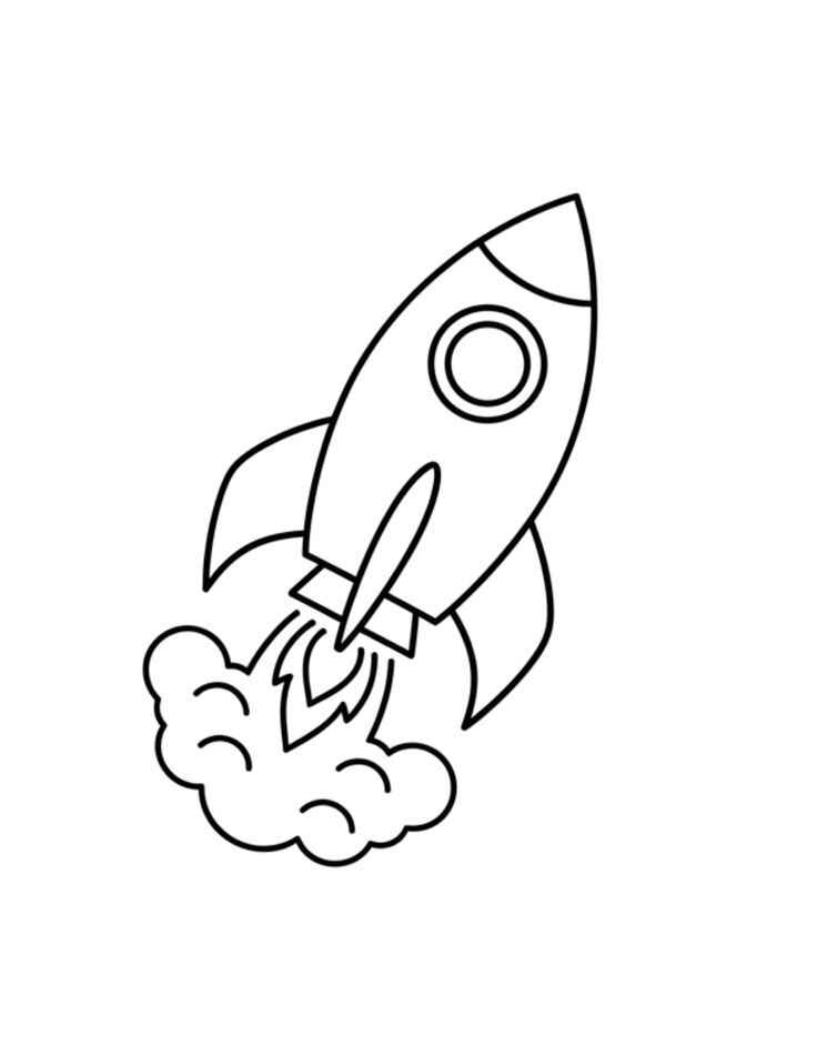 Rakete Ausmalbilder 191