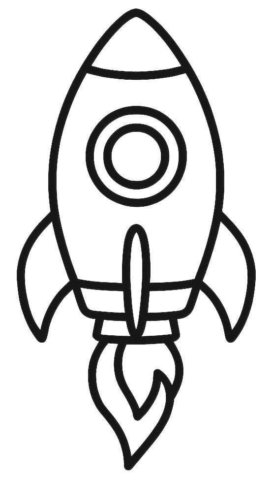 Rakete Ausmalbilder 261