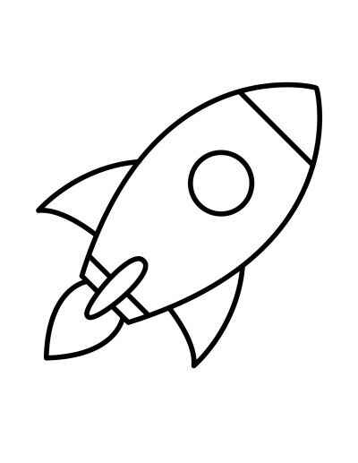 Rakete Ausmalbilder 283