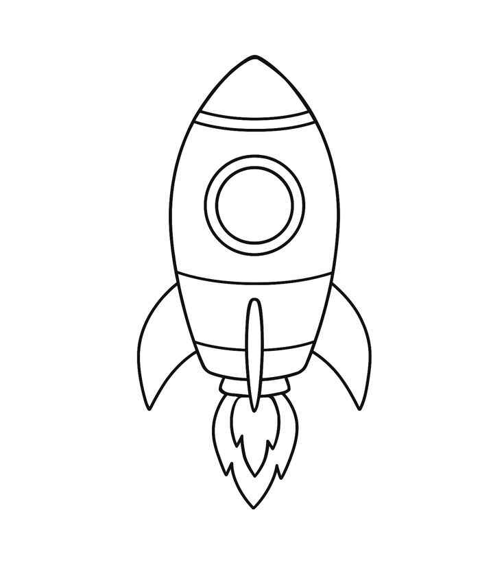 Rakete Ausmalbilder 364