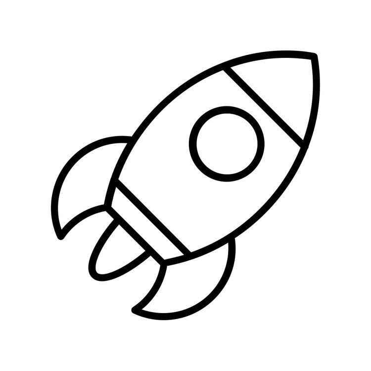 Rakete Ausmalbilder 384