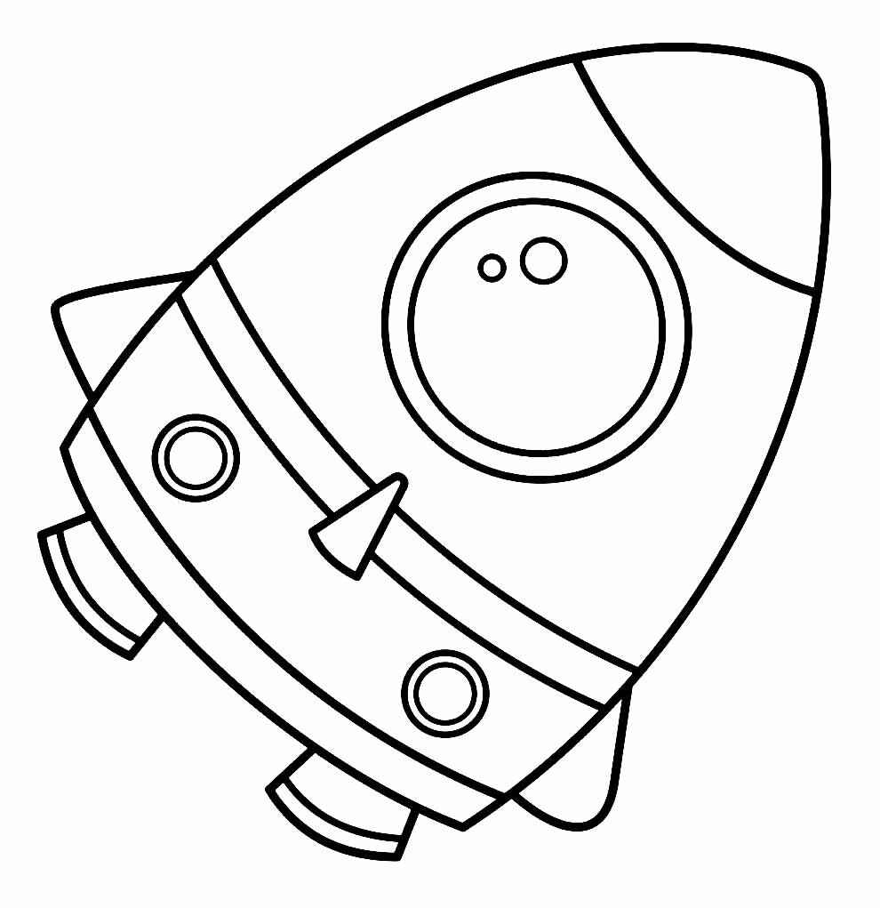 Rakete Ausmalbilder 671