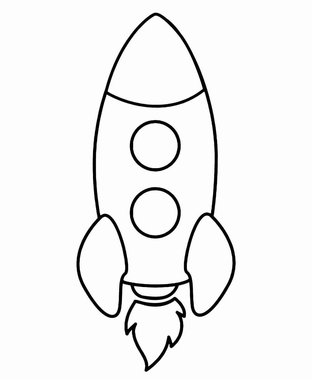 Rakete Ausmalbilder 835