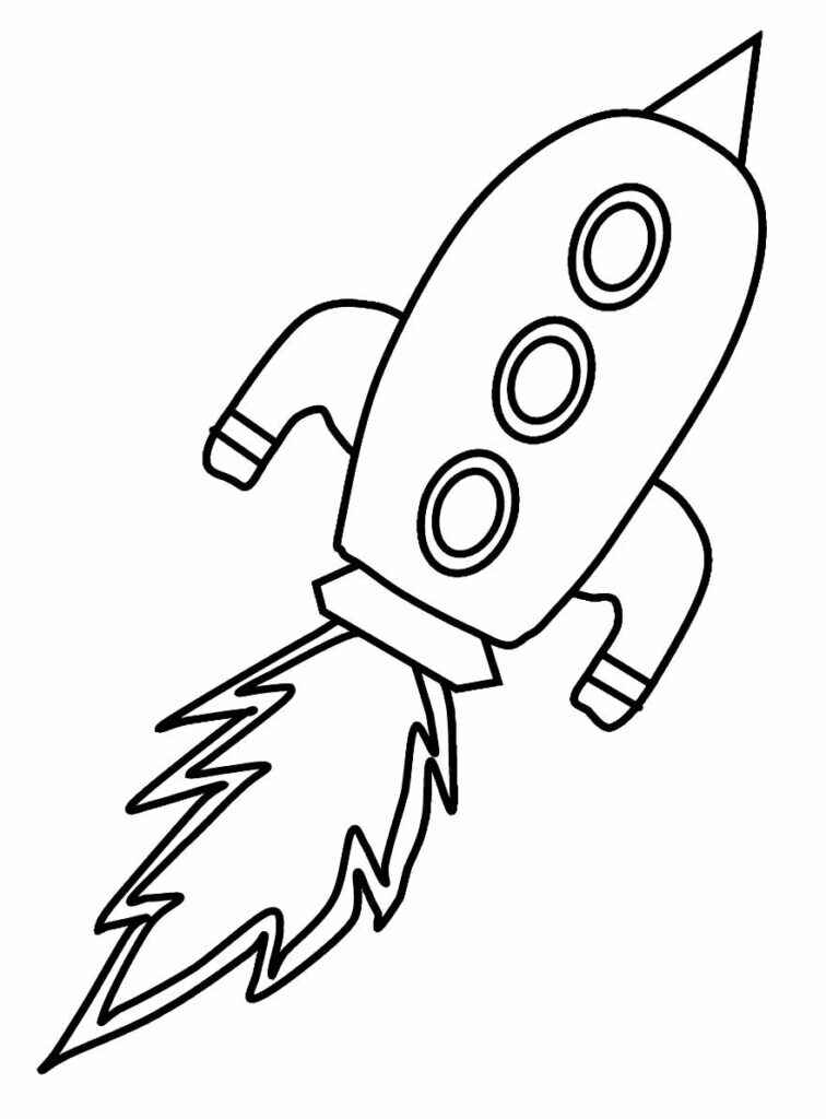 Rakete Ausmalbilder 841