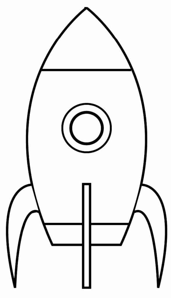 Rakete Ausmalbilder 879