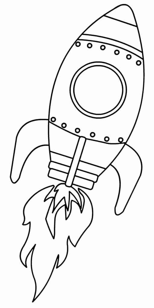 Rakete Ausmalbilder 911