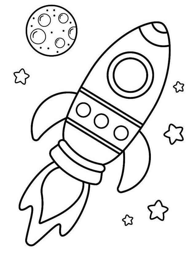 Rakete Ausmalbilder 967