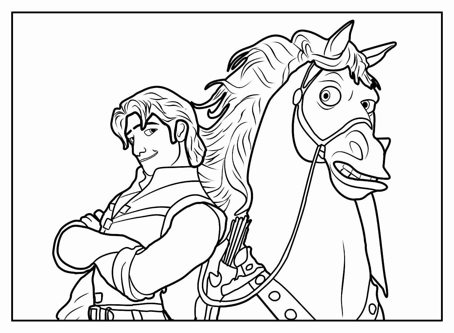 Rapunzel Ausmalbilder 098