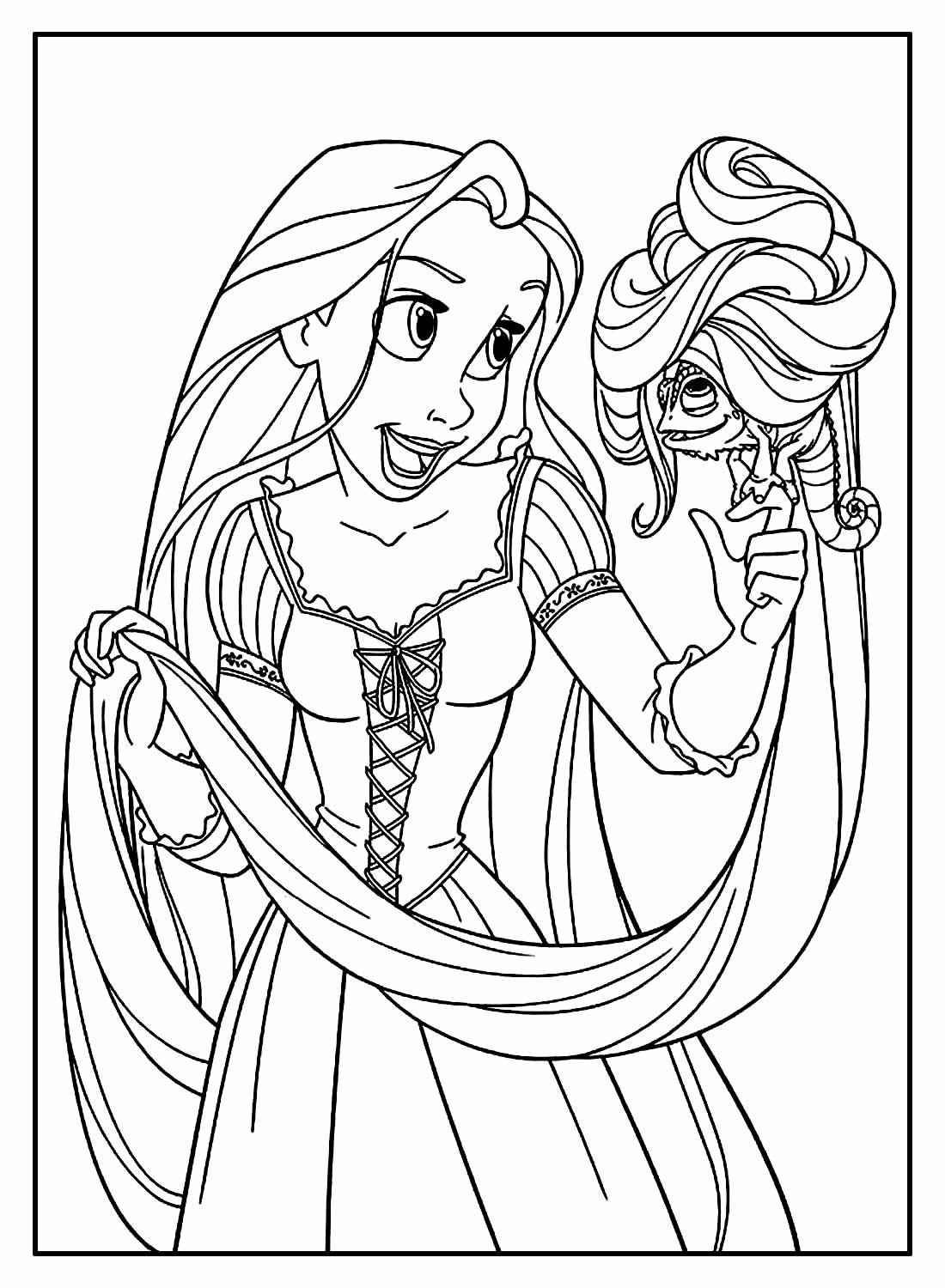 Rapunzel Ausmalbilder 114