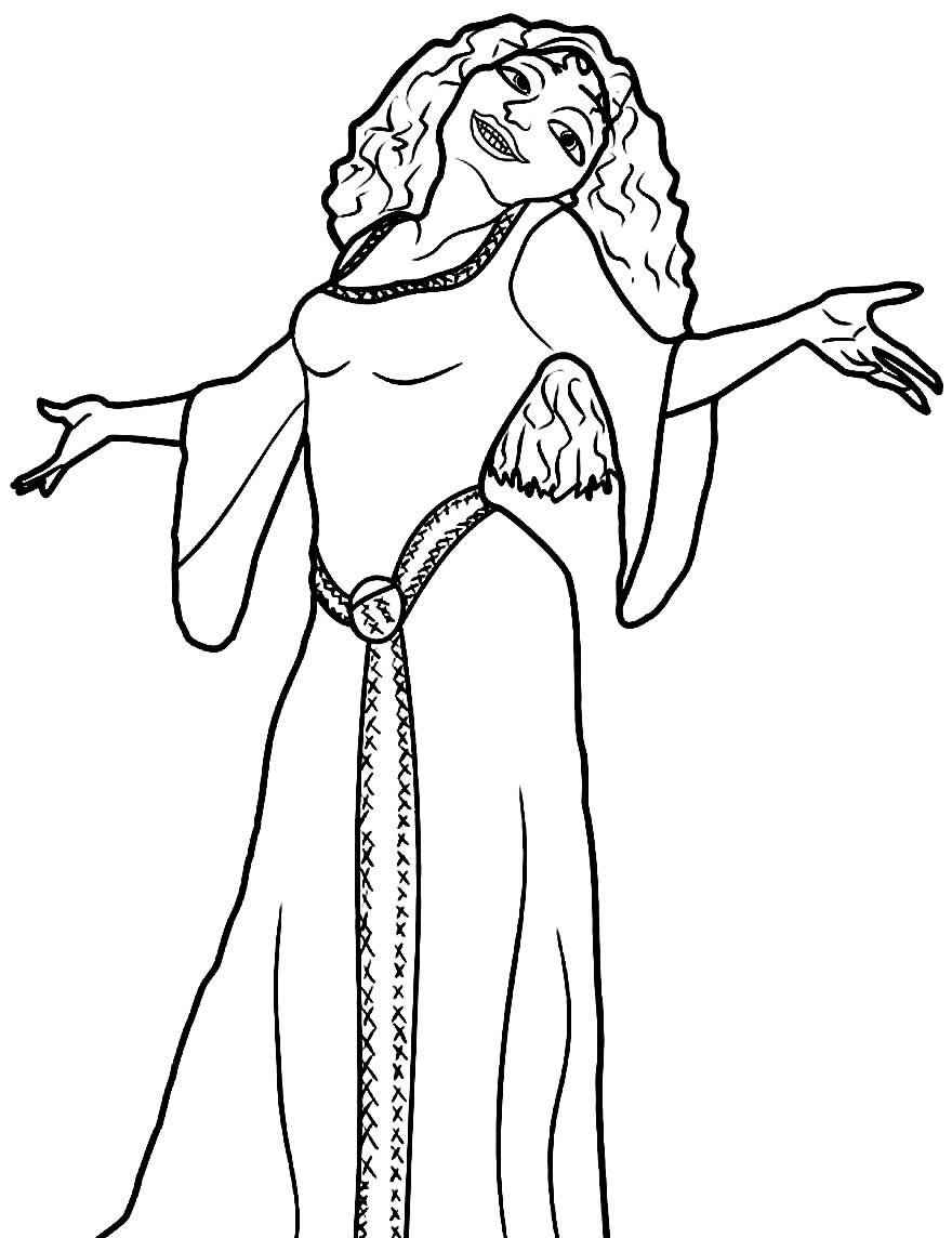 Rapunzel Ausmalbilder 428