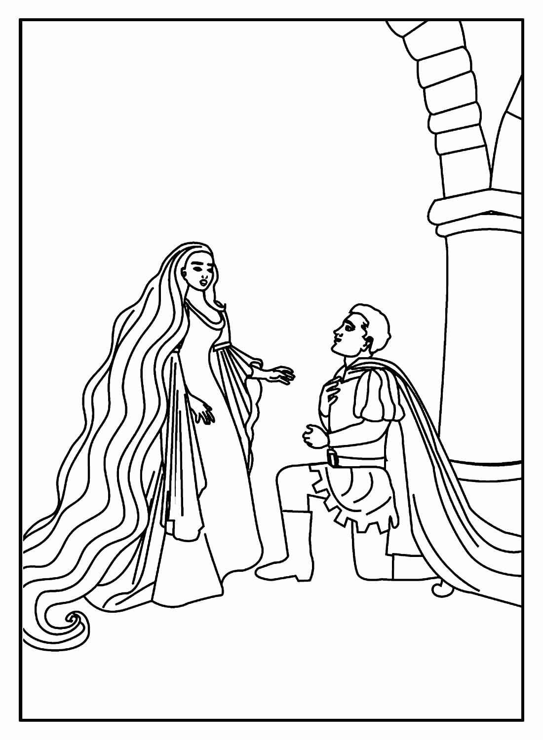 Rapunzel Ausmalbilder 588