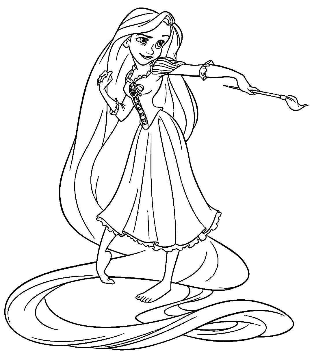 Rapunzel Ausmalbilder 732