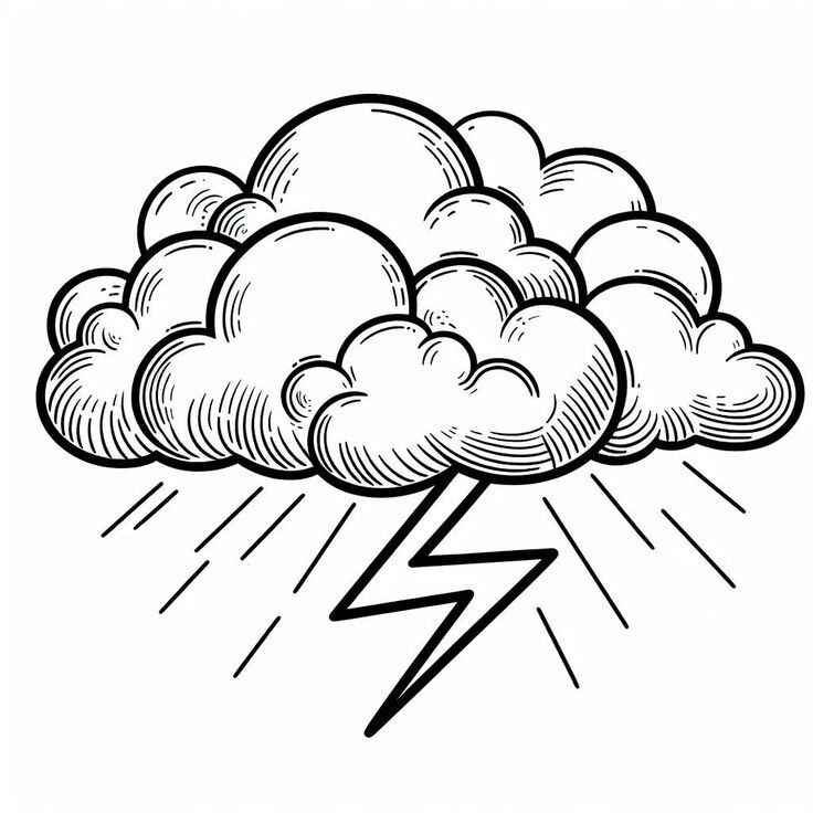 Regen Ausmalbilder 140