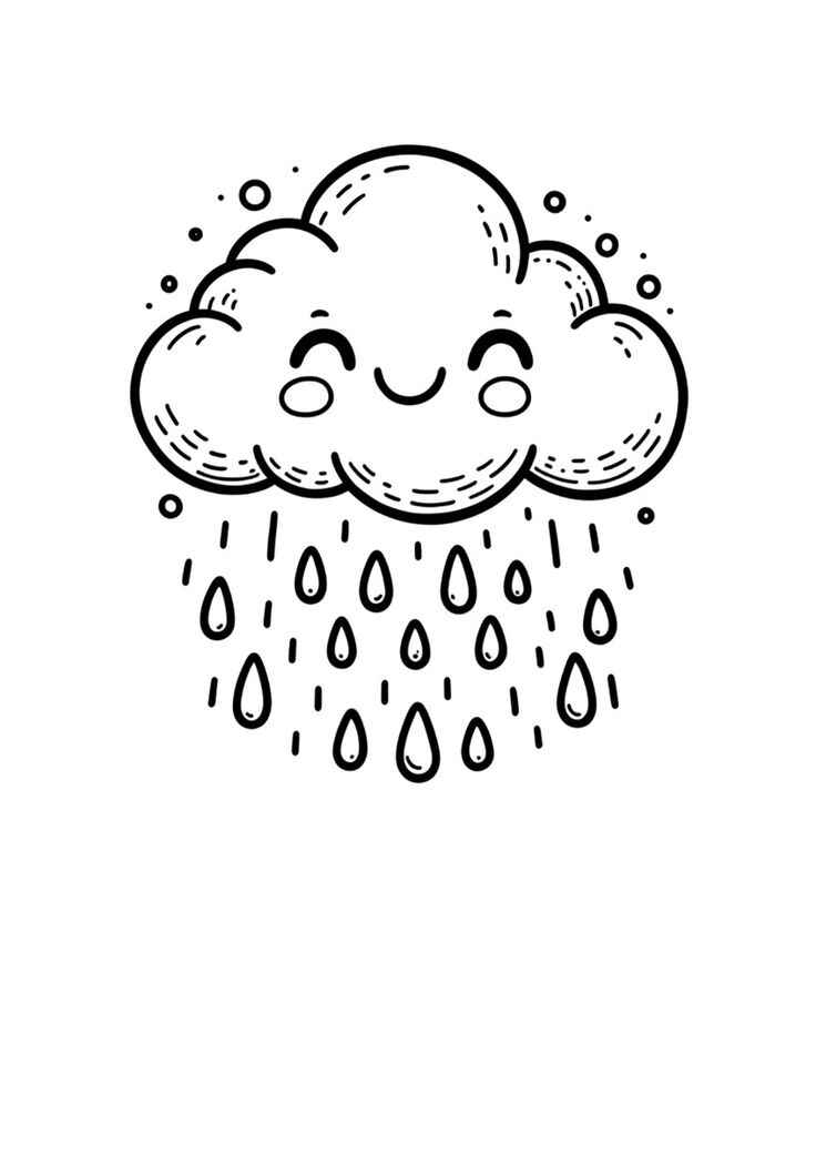 Regen Ausmalbilder 194