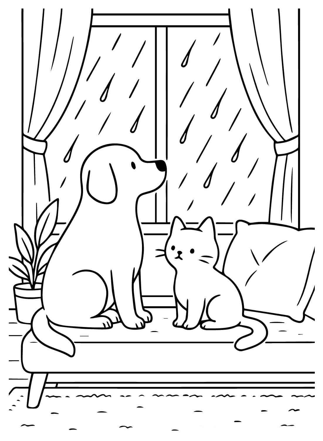 Regen Ausmalbilder 509