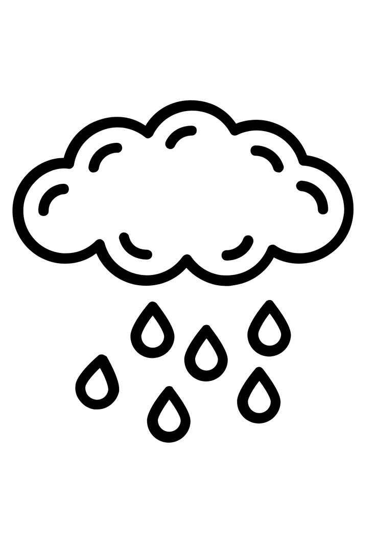 Regen Ausmalbilder 539