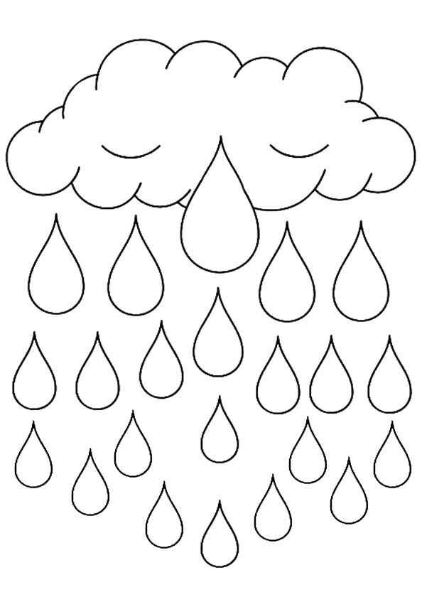 Regen Ausmalbilder 952