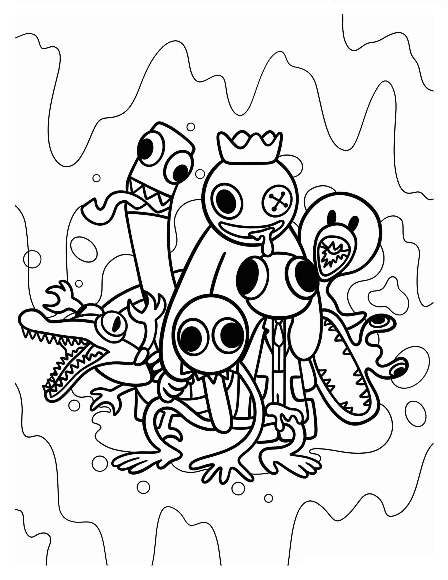 Regenbogen Freunde Ausmalbilder 704