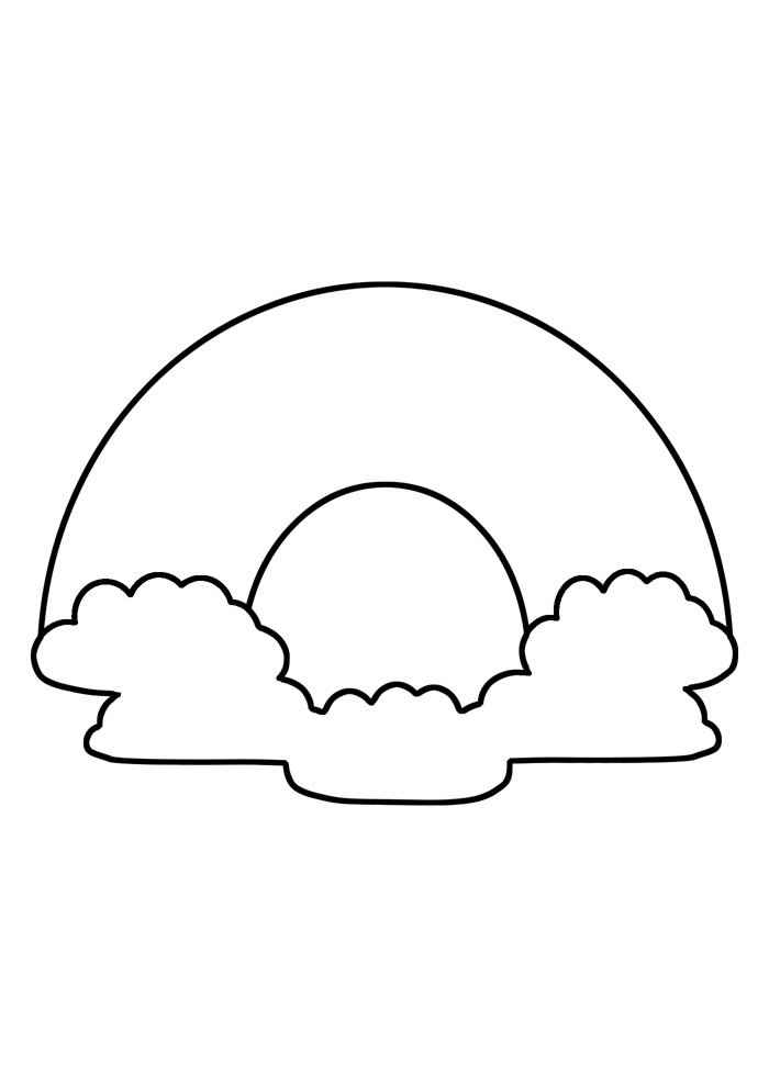 Regenbogen Ausmalbilder 074