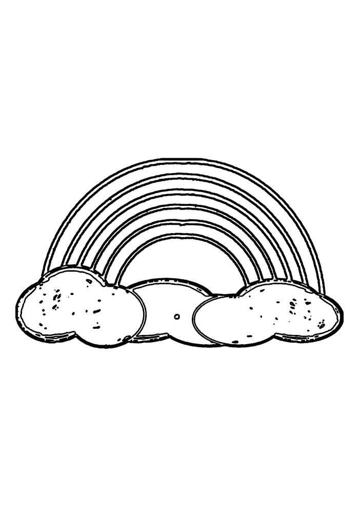 Regenbogen Ausmalbilder 315