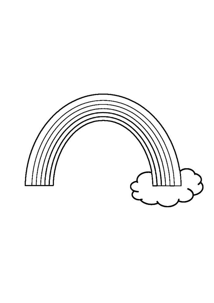 Regenbogen Ausmalbilder 391