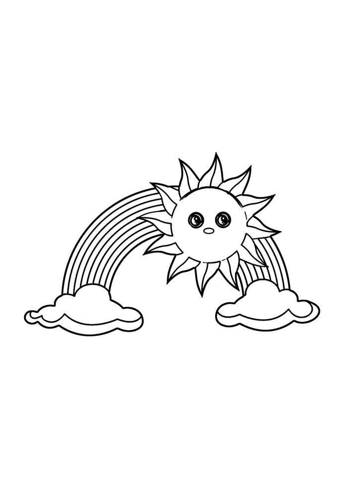 Regenbogen Ausmalbilder 513