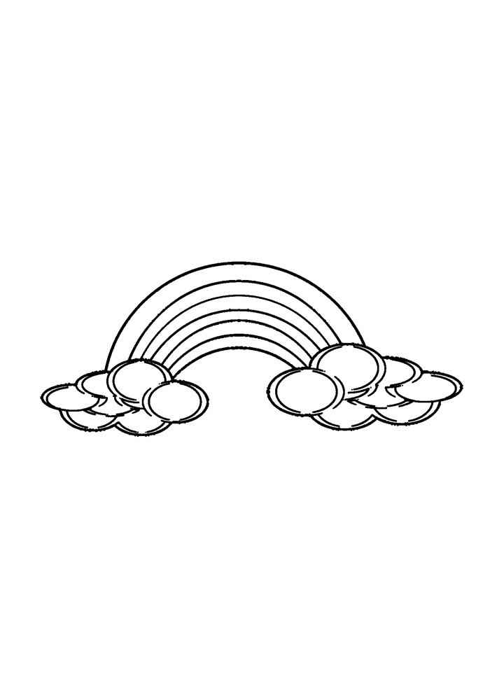 Regenbogen Ausmalbilder 580
