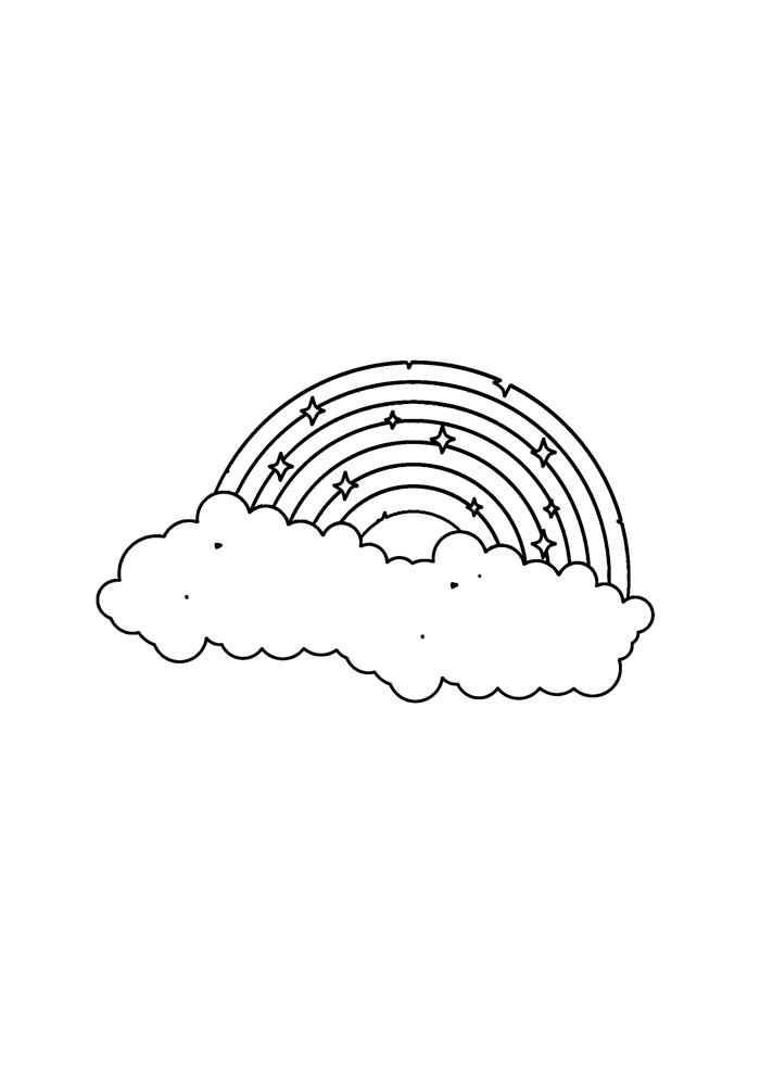 Regenbogen Ausmalbilder 599