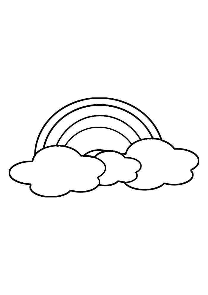 Regenbogen Ausmalbilder 833