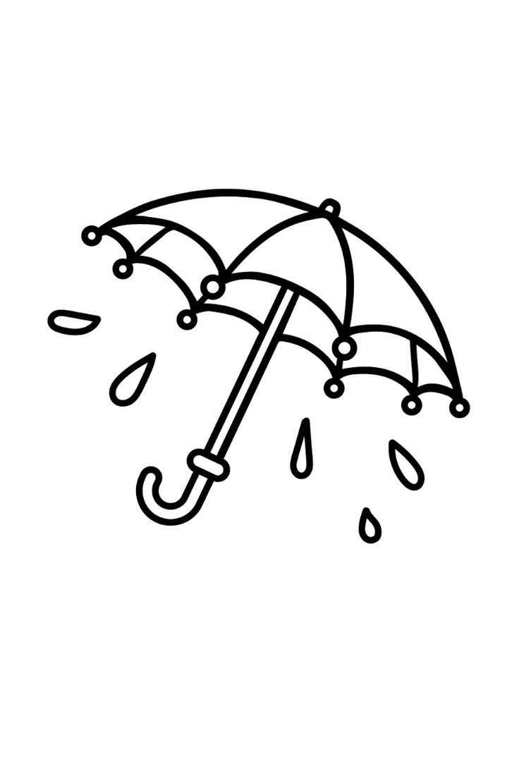 Regenschirm Ausmalbilder 172