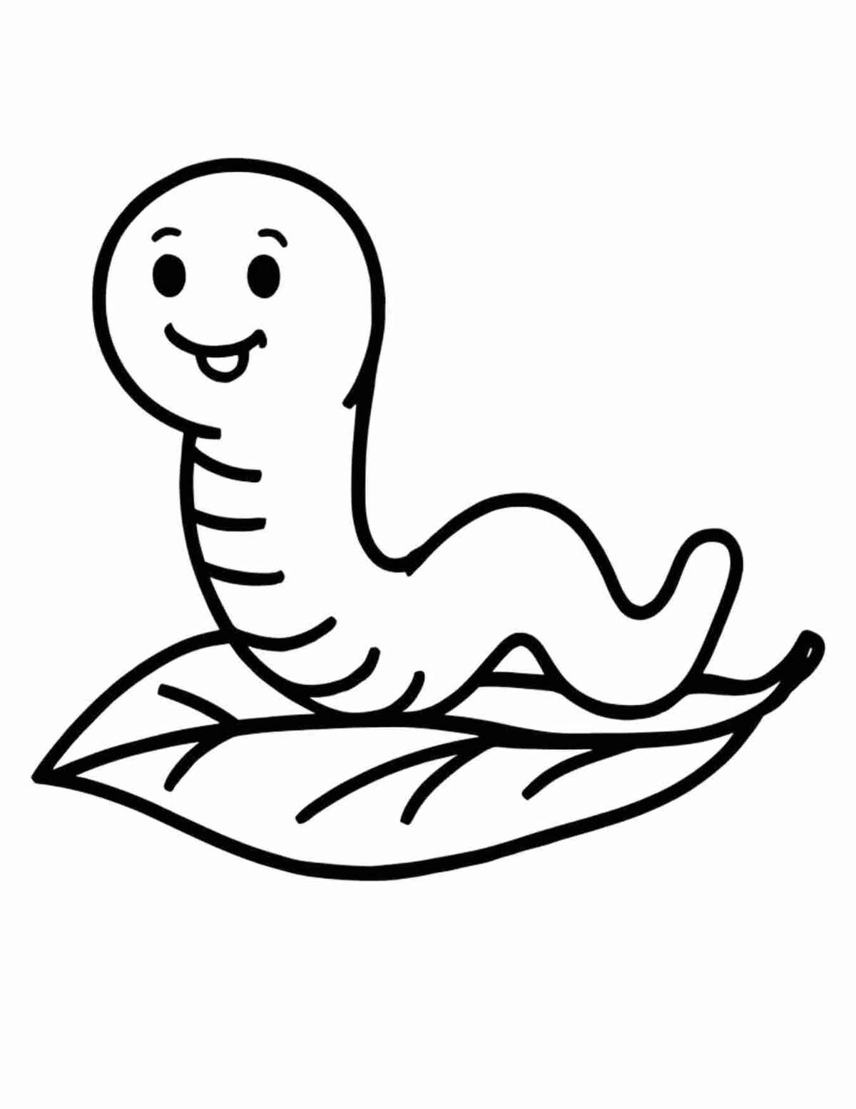 Regenwurm Ausmalbilder 179