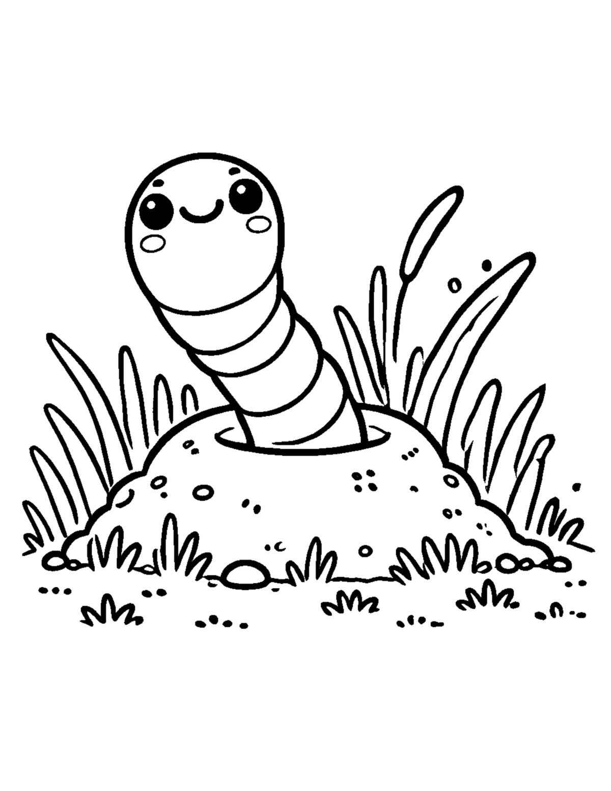 Regenwurm Ausmalbilder 603