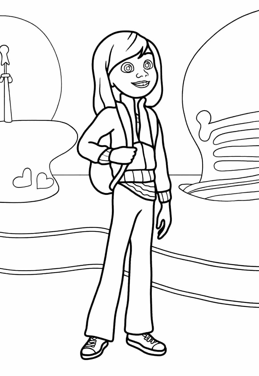 Riley Alles steht Kopf Ausmalbilder 379