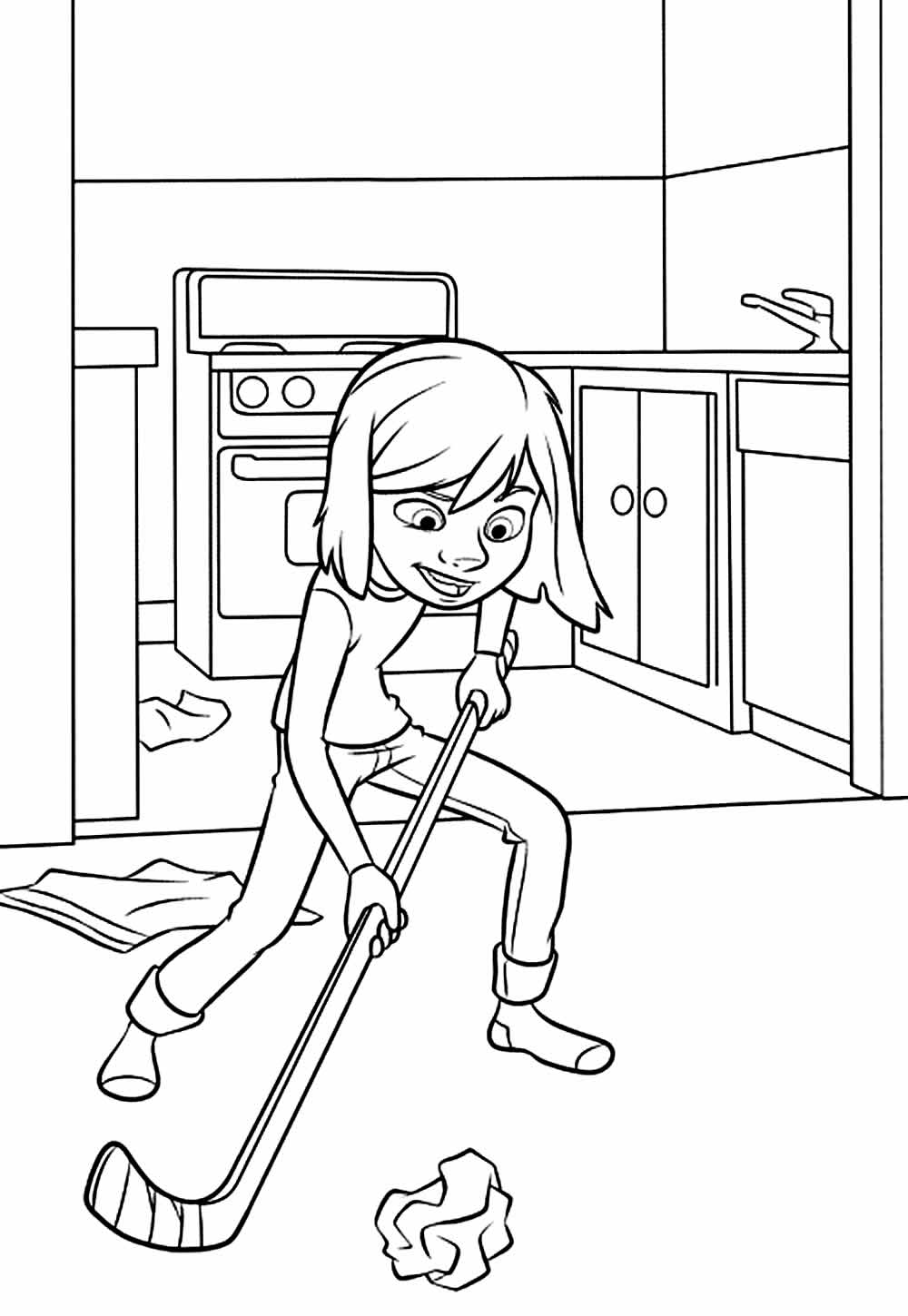 Riley Alles steht Kopf Ausmalbilder 766