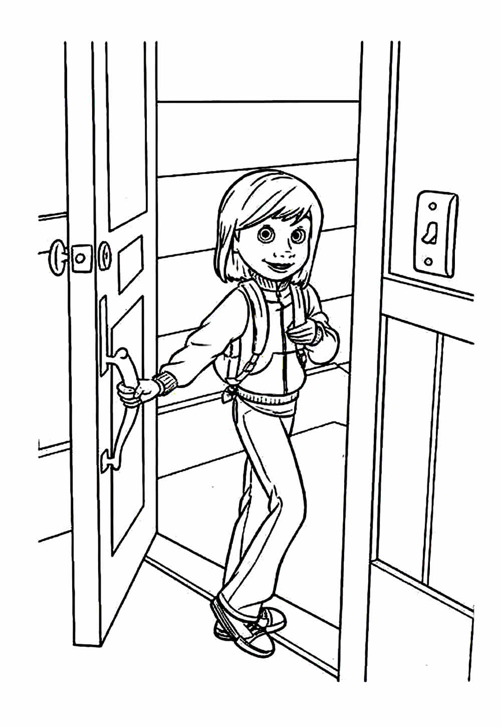 Riley Alles steht Kopf Ausmalbilder 781