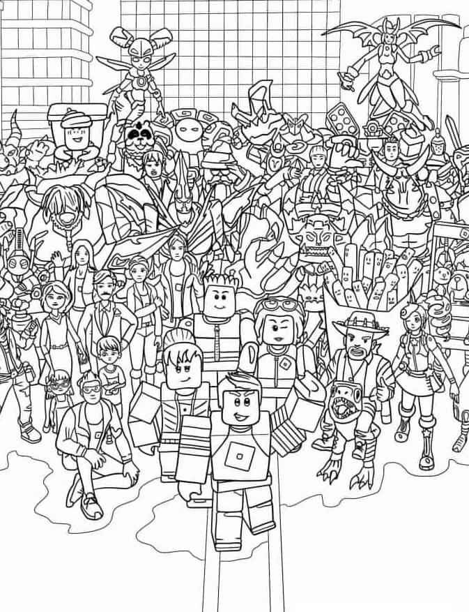 Roblox Ausmalbilder 170