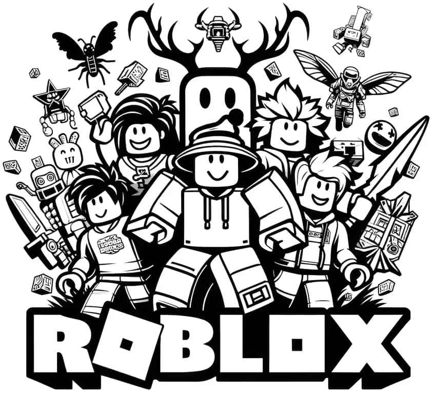 Roblox Ausmalbilder 639