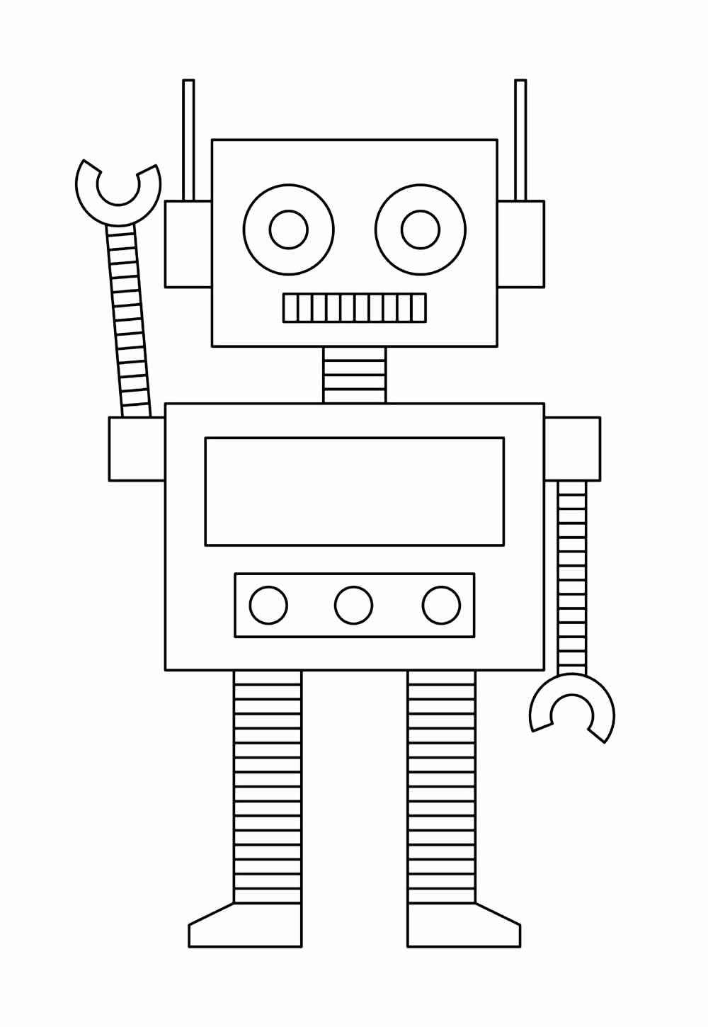 Roboter Ausmalbilder 064