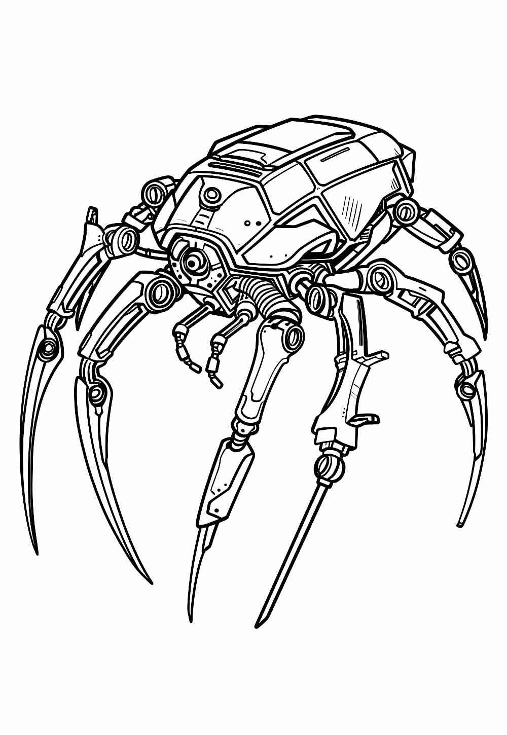 Roboter Ausmalbilder 111