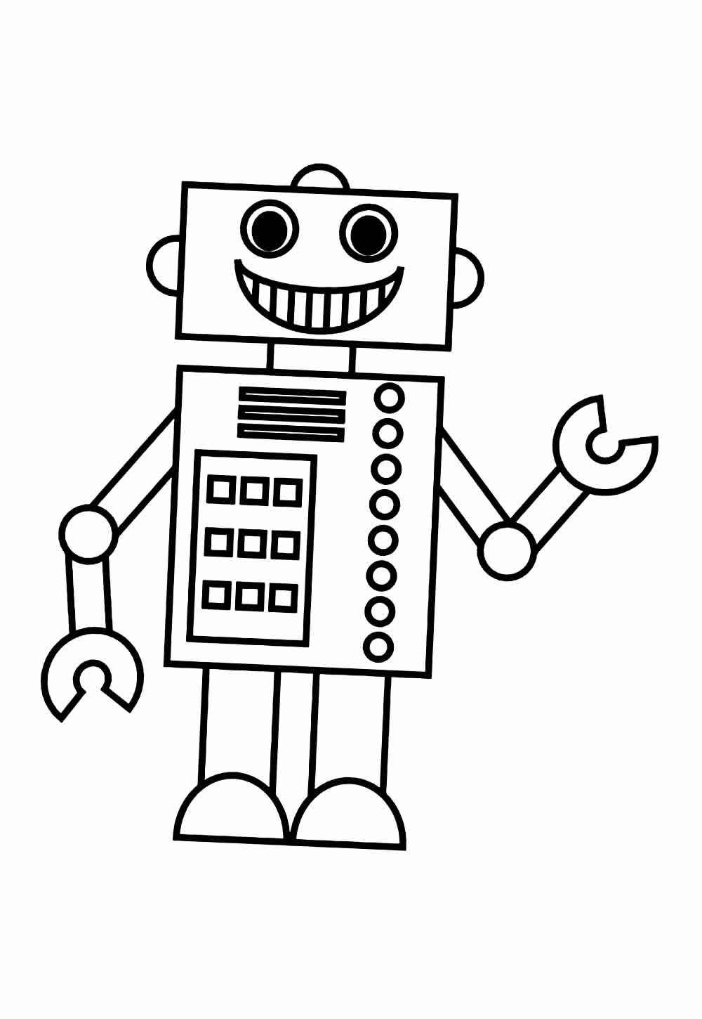 Roboter Ausmalbilder 651