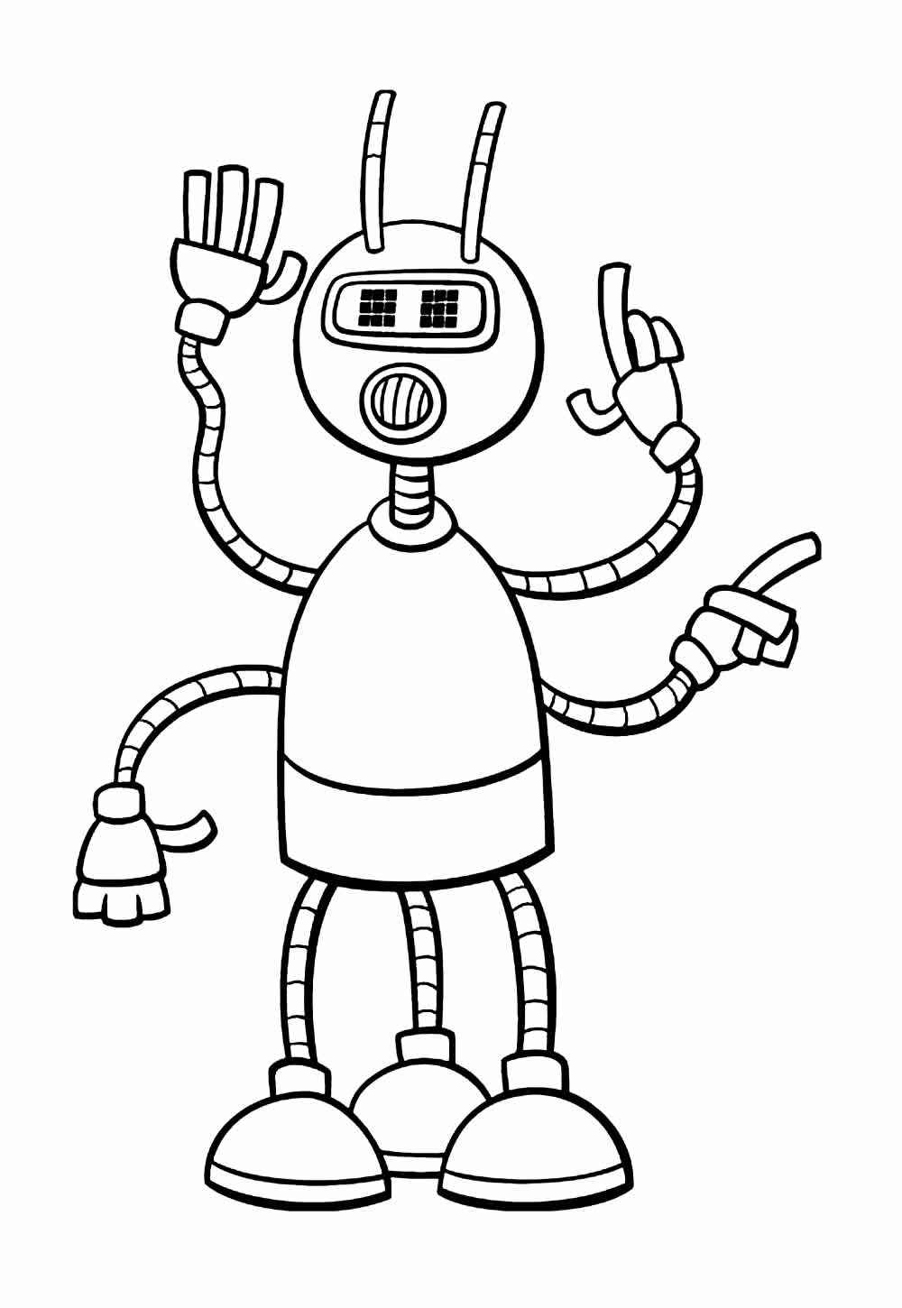 Roboter Ausmalbilder 760