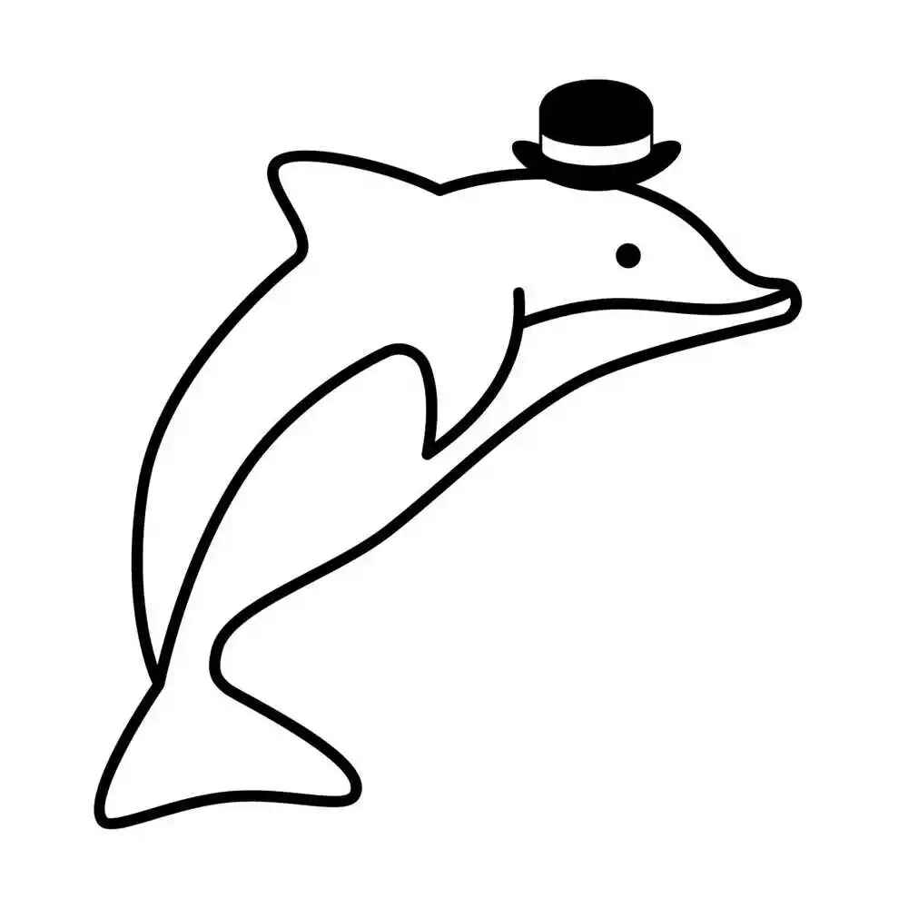 Rosa Flussdelfin Ausmalbilder 911